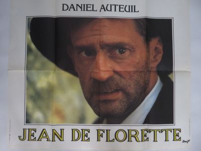 Affiche française du film « Jean de Florette », avec Daniel Auteil