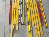 many different types of tools laid out on the floor