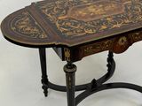 a small table with a fancy design on it