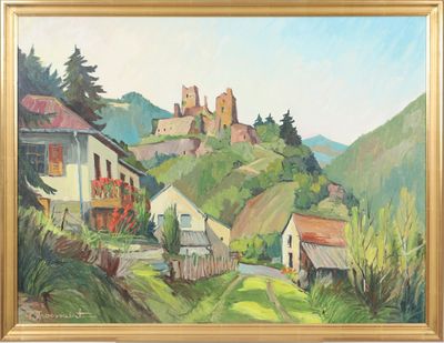 Pierre DROESSART (1923-1987) - Chteau de Brandenbourg