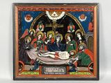 une image représentant un tableau où Jésus est allongé sur la croix