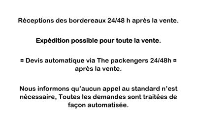 Renseignements devis d'expédition.