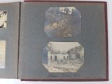 an old photo of a book with pictures of people in it