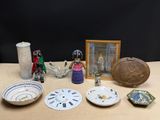 a table with a lot of different items on it
