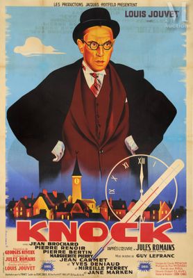 an old movie poster of a man in a suit and tie