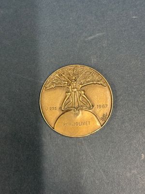 Pikko NIKOLITCH (1907-1979) Médaille en bronze à décor sur u…