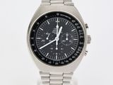 a close up of a watch on a white surface with a white background