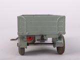 a toy truck that is sitting on a white surface