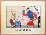 tableau représentant un dessin humoristique d'un homme tenant un couteau à la main, d'un autre homme tenant un couteau à la main et d'un autre homme tenant un couteau à la main