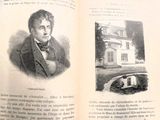 un livre ouvert sur lequel figure la photo d'un homme en costume et nœud papillon