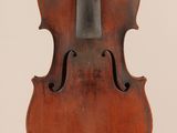 an old violin with a bow on a white background
