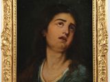 une image d'une peinture représentant une femme aux cheveux longs
