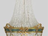 an image of a chandelier hanging from a ceiling
