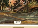 a picture of a painting on the wall of a house