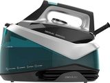 a close up of a steam iron on a white background