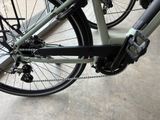a close up of a bicycle with a chain attached to it