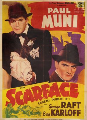 scarface - 27 x 40 movie poster - style a
