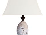 an image of a table lamp with a white shade on it
