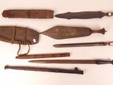 several different types of tools are displayed on a white surface