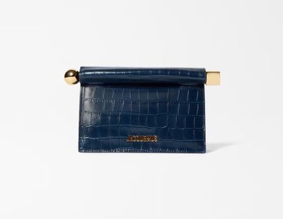 the small card case in navy croce
