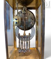Pendule borne en bronze doré (photo 3)