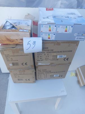 several boxes of electronic equipment are stacked on top of each other