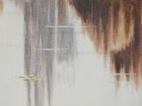 a picture of a painting of a brown and white background