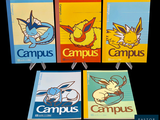 four cards with different logos on them on a black background