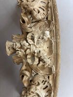 Console en chêne richement sculpté de feuillages et fleurs e… (photo 6)