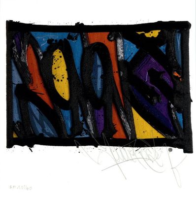 JONONE (John Andrew Perello)(1963), On the wire, Lithographi…