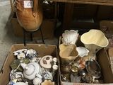 a box full of assorted items sitting on the floor