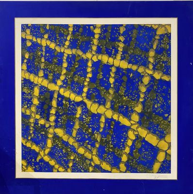 Ecole Moderne Les Pépites Acrylique sur toile, signée en bas…