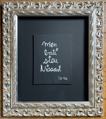 a picture of a chalkboard with a quote written on it
