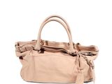 an image of a beige handbag with a bow on the handle