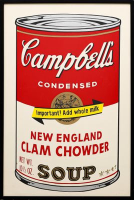 campbell ' s condensed new england clam chowder soup