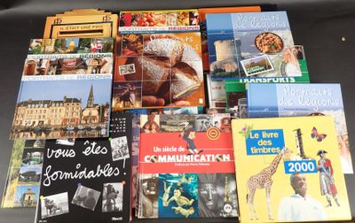 1 gros carton d'1 lot de 60 lettres de SUISSE présentées sur…