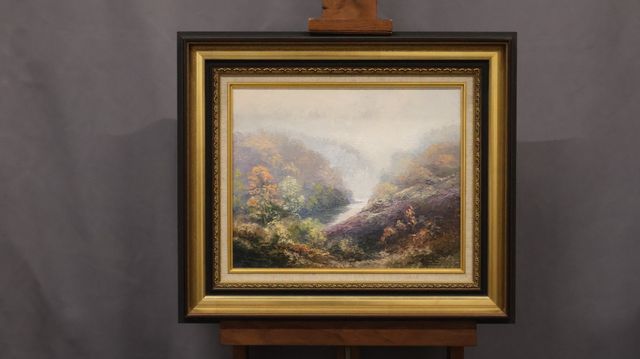 Gaston THIERY (1922 - 2013) « Lumière d’automne » huile sur toile...