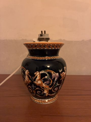 Lampe de chevet en faïence de Gien modèle renaissance