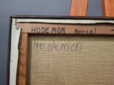 an image of a picture of a painting on a easel with the words hope on it