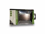 an image of a close up of a box of a microwave