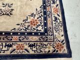 a rug with a design on it on the floor