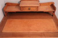 Petit bureau bonheur du jour en bois naturel, sous main de c… (photo 4)
