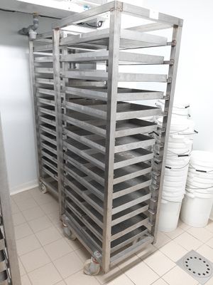 deux echelles inox 14 niveaux et 56 plateaux - Photo 1