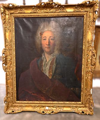 Huile sur toile « Portrait d’Homme » époque XVIII H 83 X 65 …