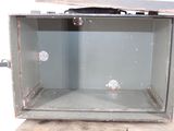 a metal box that has some holes in it