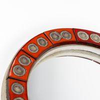 Oswald Tieberghien (1936), miroir rond, bois patiné et céram… (photo 3)