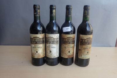 4 bouteilles Château Léoville Barton 1989 Saint Julien, étiq…