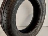 a close up of a tire on a white surface