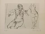 dessin d'un homme et d'une femme debout l'un à côté de l'autre