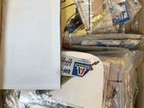 a box full of assorted items in it
